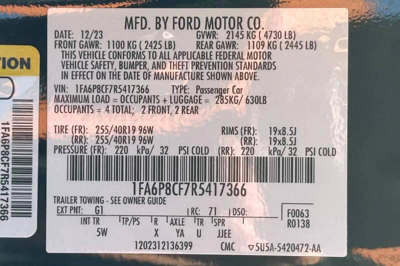 2024 Ford Mustang GT Premium