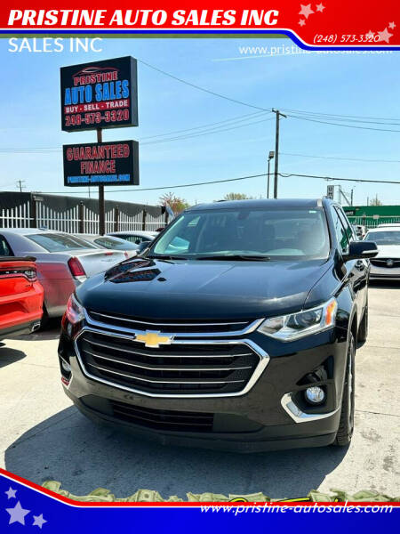 2019 Chevrolet Traverse for sale at PRISTINE AUTO SALES INC in Pontiac MI