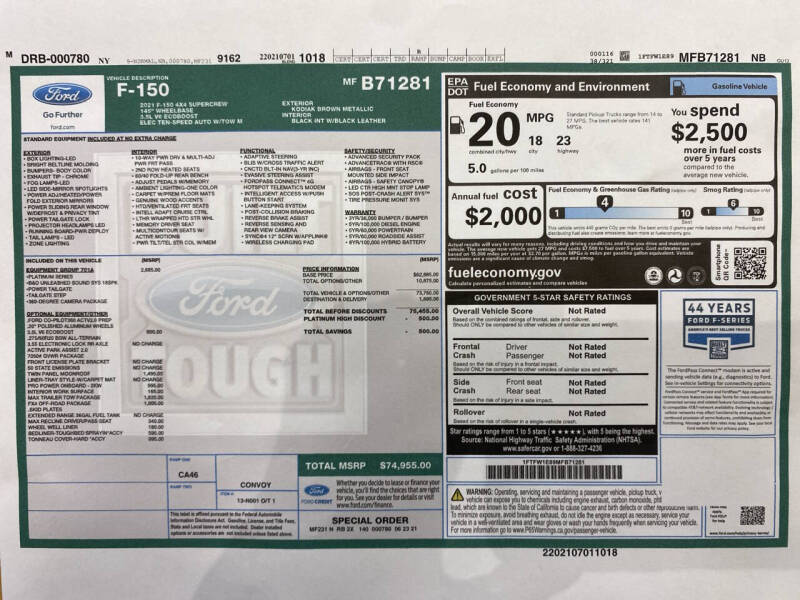 1FTFW1E89MFB71281