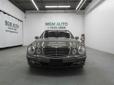 2008 Mercedes-Benz E-Class for sale at MGM Auto in San Antonio, TX