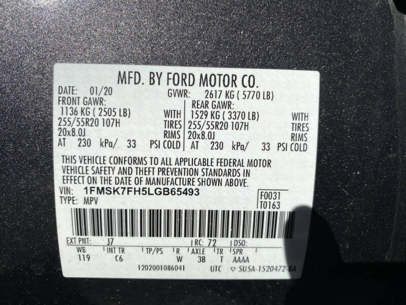 2020 Ford Explorer Limited