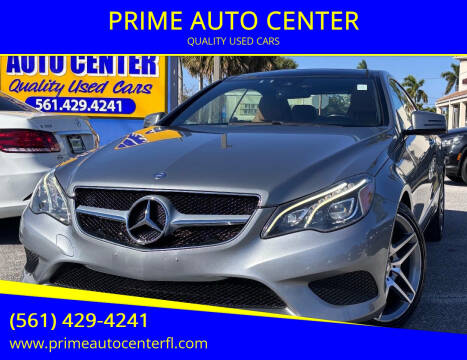 2014 Mercedes-Benz E-Class for sale at PRIME AUTO CENTER in Palm Springs FL