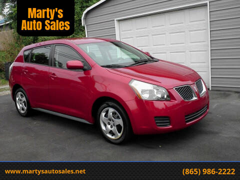 2009 Pontiac Vibe for sale at Marty's Auto Sales in Lenoir City TN