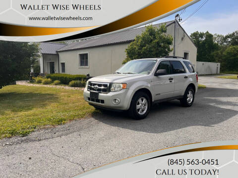 2008 Ford Escape for sale at Wallet Wise Wheels in Montgomery NY
