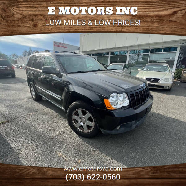 2009 Jeep Grand Cherokee for sale at E Motors INC in Vienna VA