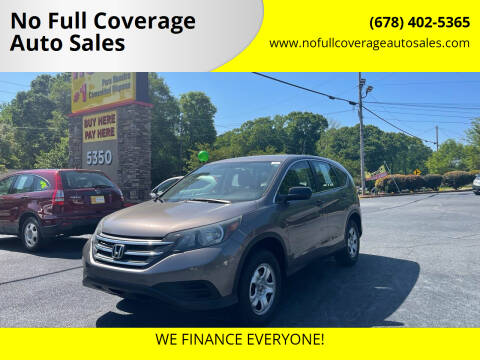 2012 Honda CR-V for sale at No Full Coverage Auto Sales in Austell GA