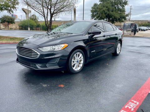 2019 Ford Fusion Hybrid for sale at Ron Motor LLC in San Antonio TX