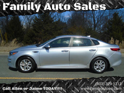 2016 Kia Optima for sale at Family Auto Sales in Rock Hill SC