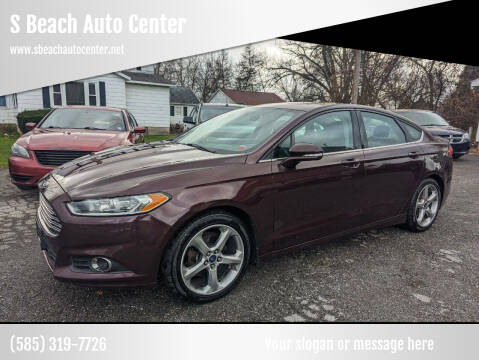 2013 Ford Fusion for sale at S Beach Auto Center in Leicester NY