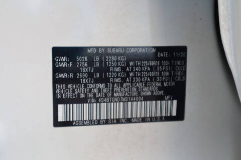 2021 Subaru Outback Limited XT