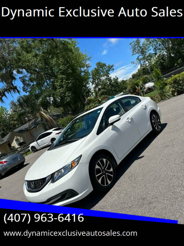 2014 Honda Civic for sale at Dynamic Exclusive Auto Sales in Clermont FL