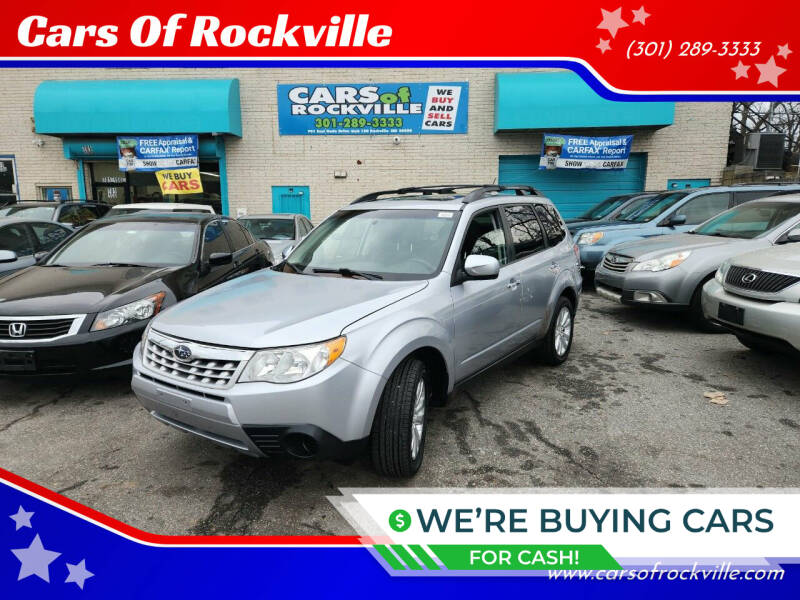 2012 Subaru Forester for sale at Cars Of Rockville in Rockville MD