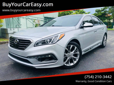 2015 Hyundai Sonata for sale at BuyYourCarEasyllc.com in Hollywood FL