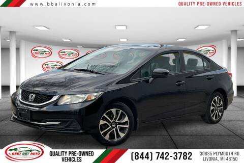 2014 Honda Civic for sale at Best Bet Auto in Livonia MI