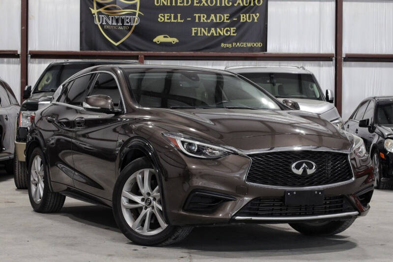 2017 Infiniti QX30 for sale at United Exotic Auto in Houston TX