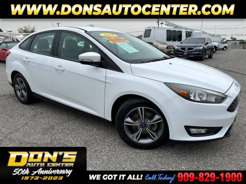 2016 Ford Focus for sale at Dons Auto Center in Fontana CA