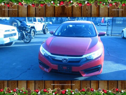 2018 Honda Civic for sale at Rey's Auto Sales in Stockton CA