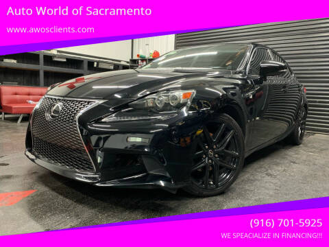 2014 Lexus IS 250 for sale at Auto World of Sacramento in Sacramento CA
