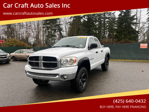 2007 Dodge Ram 1500 for sale at Car Craft Auto Sales Inc in Lynnwood WA