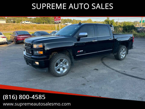 2015 Chevrolet Silverado 1500 for sale at SUPREME AUTO SALES in Grandview MO