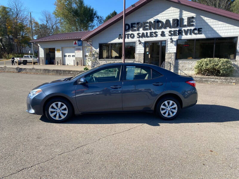2016 Toyota Corolla for sale at Dependable Auto Sales and Service in Binghamton NY