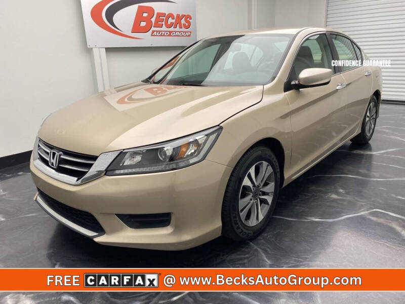 2013 Honda Accord for sale at Becks Auto Group in Mason OH