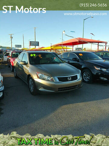 2009 Honda Accord for sale at ST Motors in El Paso TX