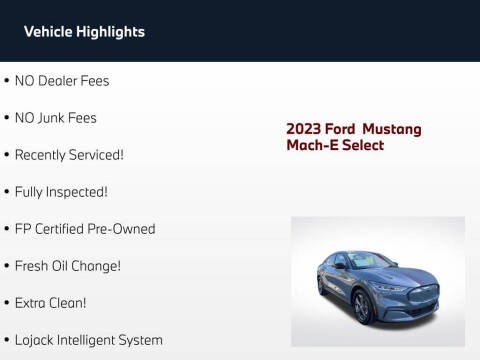 2023 Ford Mustang Mach-E Select