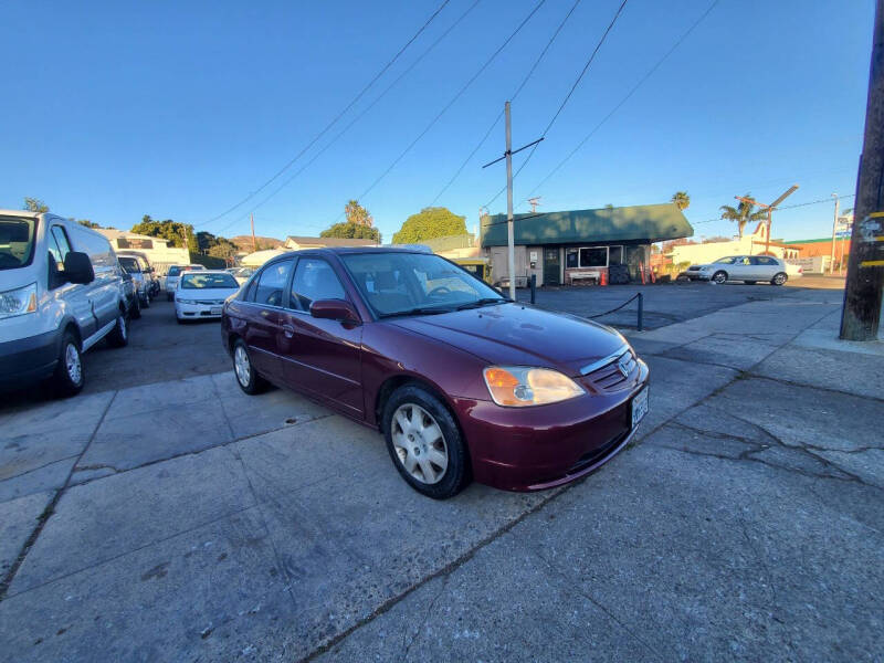 2002 Honda Civic for sale at Nueva Italia Motors in Ventura CA