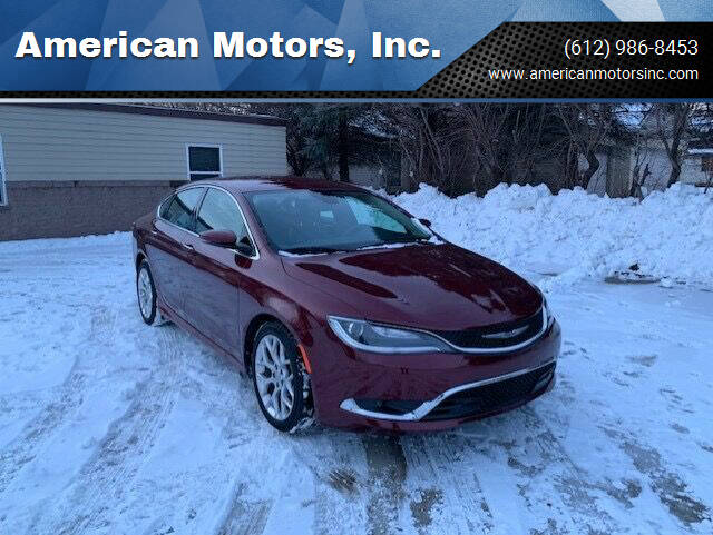 2016 Chrysler 200 for sale at American Motors, Inc. in Farmington MN