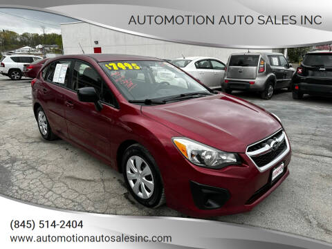 2014 Subaru Impreza for sale at Automotion Auto Sales Inc in Kingston NY