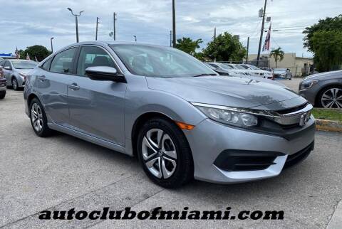 2017 Honda Civic for sale at AUTO CLUB OF MIAMI, INC in Miami FL