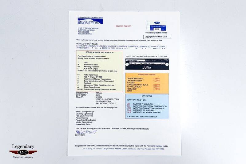 1967 Shelby GT500