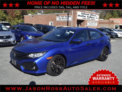 2018 Honda Civic for sale at Jason Ross Auto Sales in Burlington NC