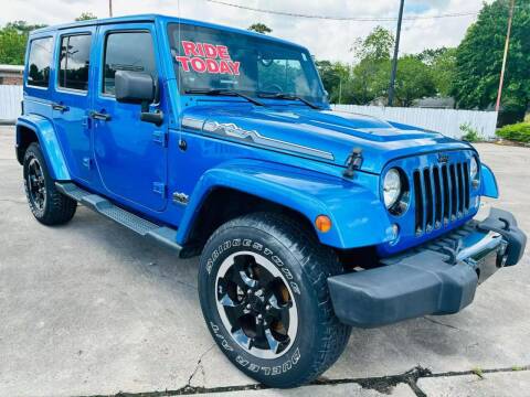 2014 Jeep Wrangler Unlimited for sale at CE Auto Sales in Baytown TX