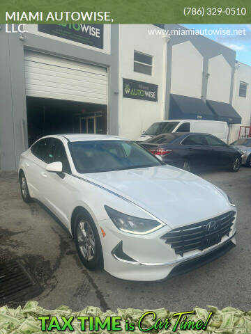 2021 Hyundai Sonata for sale at MIAMI AUTOWISE, LLC. in Miami FL