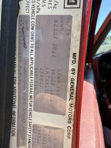 1979 Chevrolet Blazer