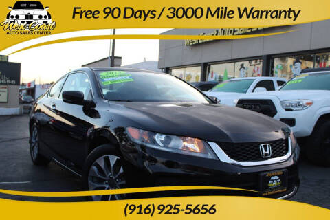 2015 Honda Accord for sale at West Coast Auto Sales Center in Sacramento CA