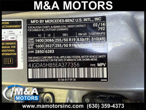 2014 Mercedes-Benz M-Class ML 350 4MATIC