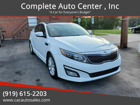 2015 Kia Optima for sale at Complete Auto Center , Inc in Raleigh NC