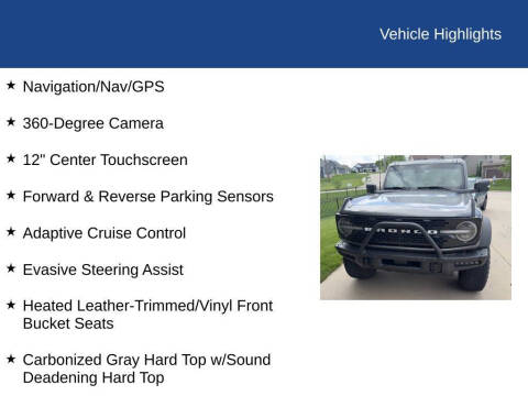 2022 Ford Bronco Wildtrak Advanced