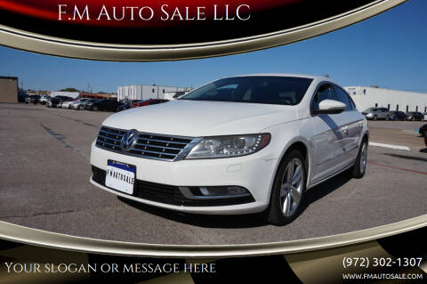2014 Volkswagen CC for sale at F.M Auto Sale LLC in Dallas TX