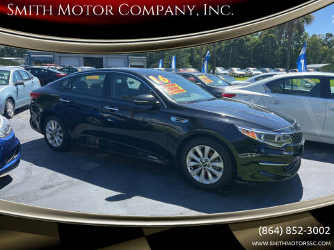 2016 Kia Optima for sale at Smith Motor Company, Inc. in Mc Cormick SC