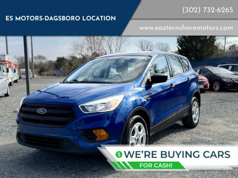 2017 Ford Escape for sale at ES Motors-DAGSBORO location in Dagsboro DE