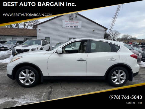 2010 Infiniti EX35 for sale at BEST AUTO BARGAIN inc. in Lowell MA
