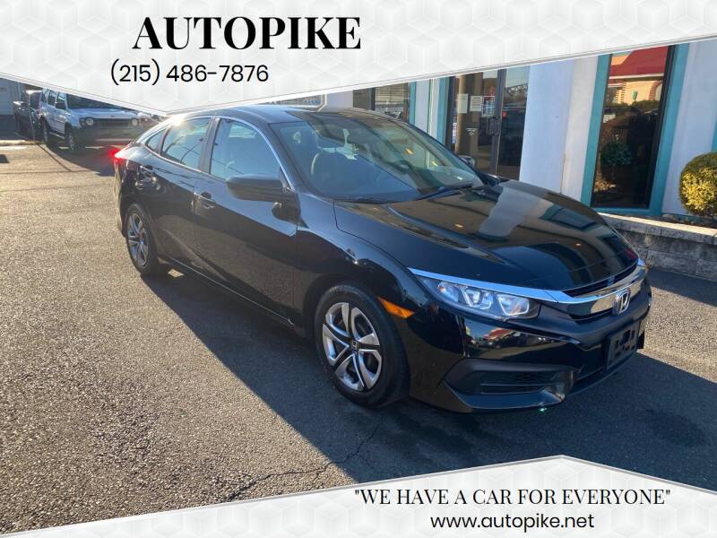 2016 Honda Civic for sale at Autopike in Levittown PA