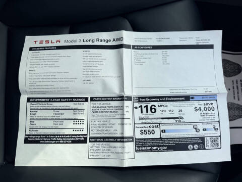 2018 Tesla Model 3 Long Range