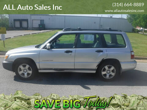 2002 Subaru Forester for sale at ALL Auto Sales Inc in Saint Louis MO