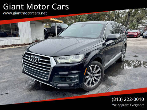 2019 Audi Q7 for sale at Giant Motor Cars in Tampa FL