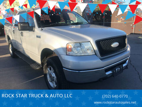 2006 Ford F-150 for sale at ROCK STAR TRUCK & AUTO LLC in Las Vegas NV
